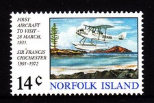 1974 Norfolk Island 1st Aircraft Landing MUH
