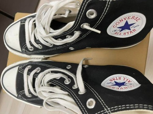 CONVERSE CANVAS ALL STAR J HI Sneakers Made in Japan BLACK US6.5 25.5cm no  box | eBay
