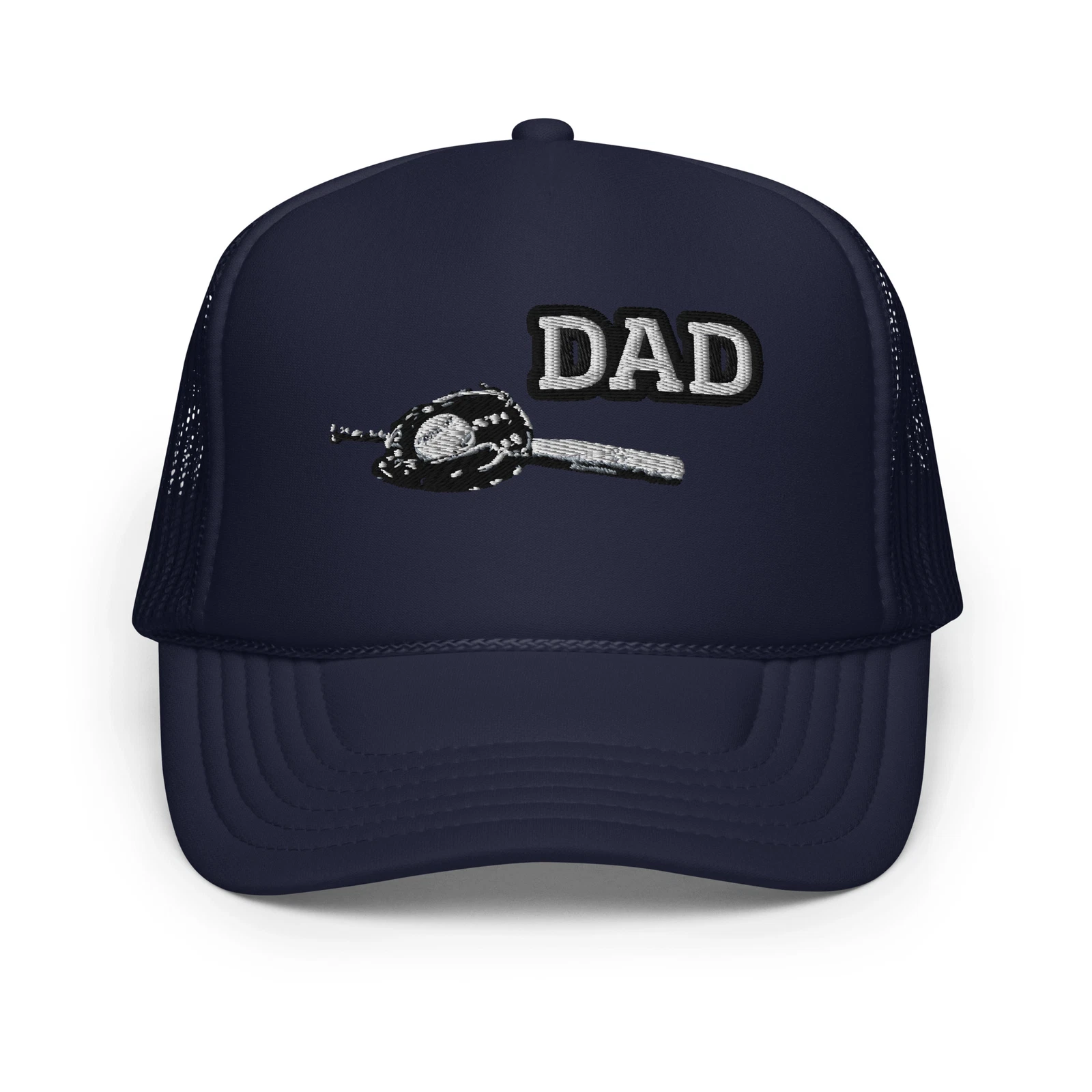 Dad and Baseball Embroidered Foam trucker hat