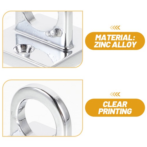 Stanchion Rope Hook Post Queue Line Barrier Hanging Circle for Movie Theaters - Picture 5 of 12