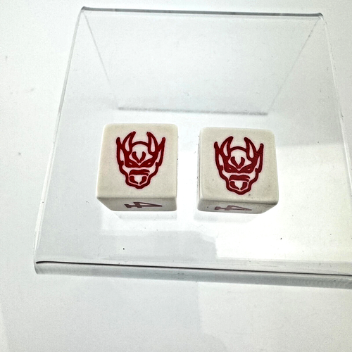 ORIGINAL 1980 - DEMON/ORC D6s (¡RARO "ENCUENTRO ALEATORIO" DADOS D&D POR GAMESCIENCE!) - Imagen 2 de 11