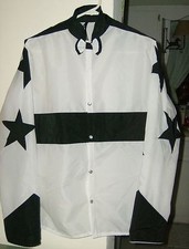 HORSE RACING JOCKEYSILKS THIS DESIGN YOUR COLOR CHOICE NYLON/SATINSURGED SEAMS