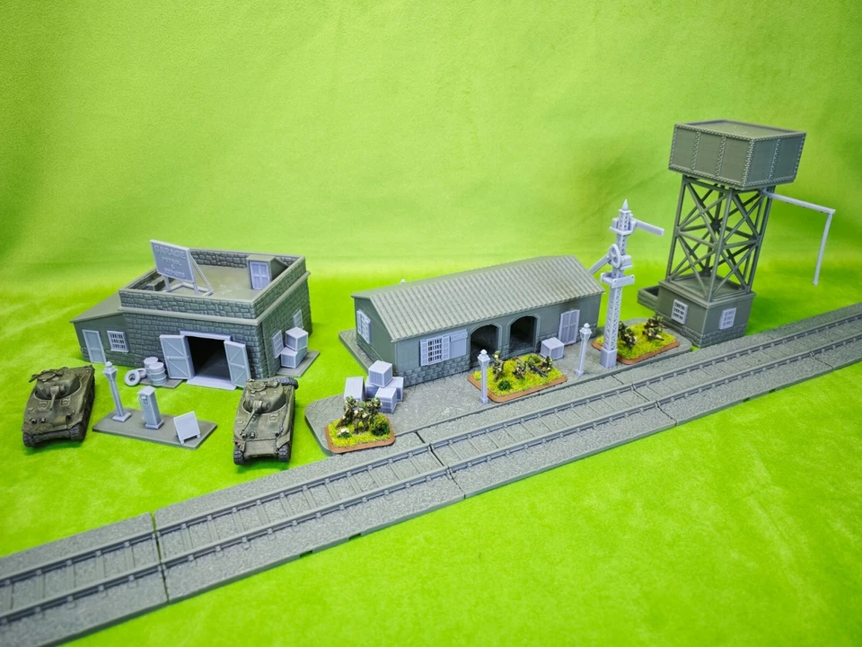 FRONTLINE TERRAIN 15mm Flames of War El-Alamein Set for WW2 Wargaming