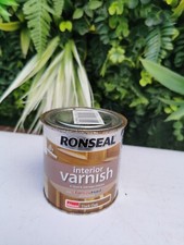 Ronseal Interior Varnish Gloss,with diamond hard   .quick Draying Dark Oak 250ml