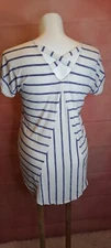 Chicos Top Blouse Women Size  is missing  Short Sleeve Stretch 