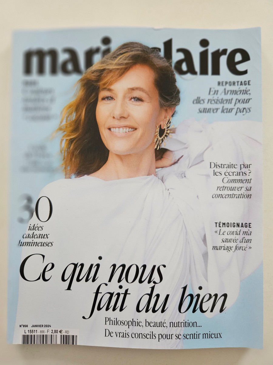 Magazine mode fashion MARIE CLAIRE french #856 janvier 2024 Cecile