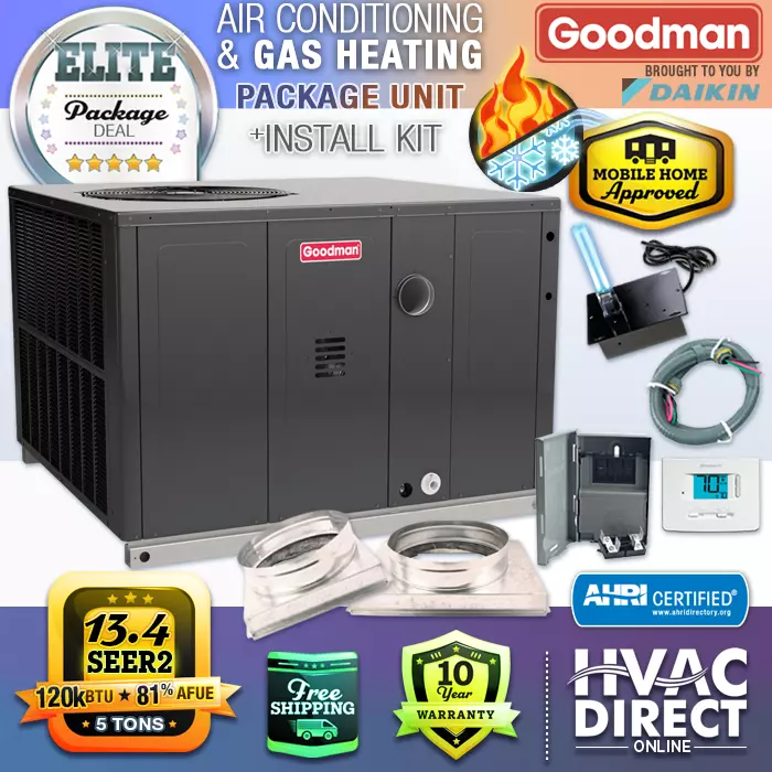 Goodman 5 ton package unit outlet