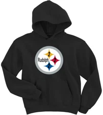 Mason Rudolph Pittsburgh Steelers Logo HOODED SWEATSHIRT