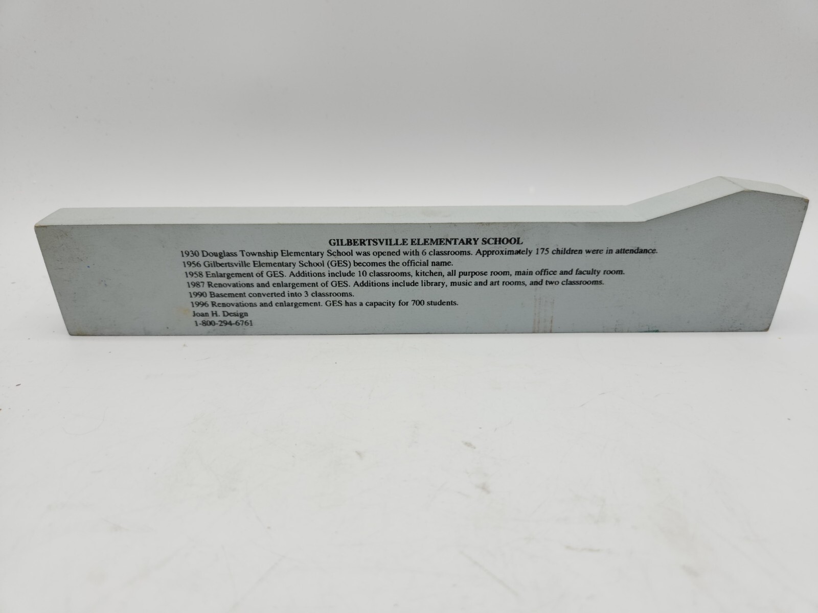 My Home Town Gilbertsville Elementary School Shelf Sitter 10.5" eBay