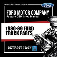 1980-1989 Ford Truck Parts Manuals Only Kit