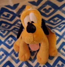 Disney Junior 8" Seated Pluto Plush Mickey Mouse Clubhouse GUC with Tag MARK 