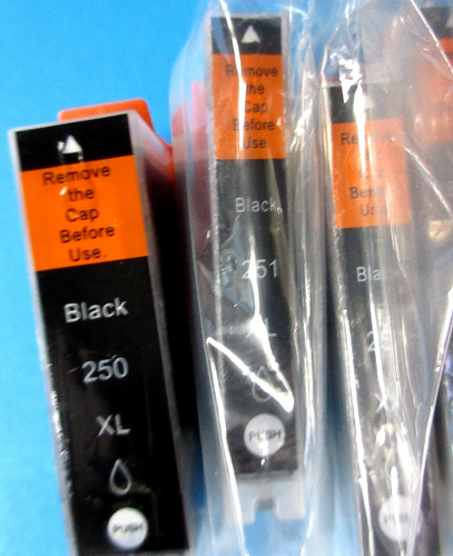 Inkjet corner Compatible 9 Ink Cartridges For Pgi-250XL /251X - Picture 4 of 6