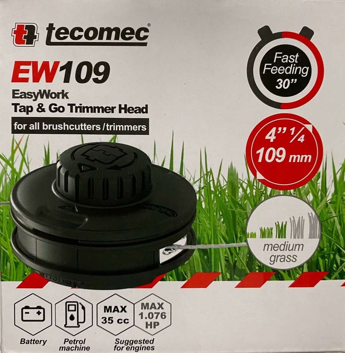 Tecomec EasyWork Trimmer Bump Head fits Stihl Husqvarna RedMax