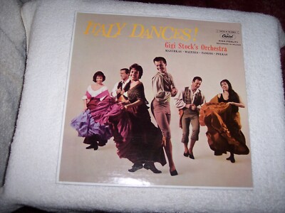 LP--ITALY DANCES--GIGI STOCK'S ORCHESTRA..WALTZES..TANGO'S.  *MINT VINYL*   #383
