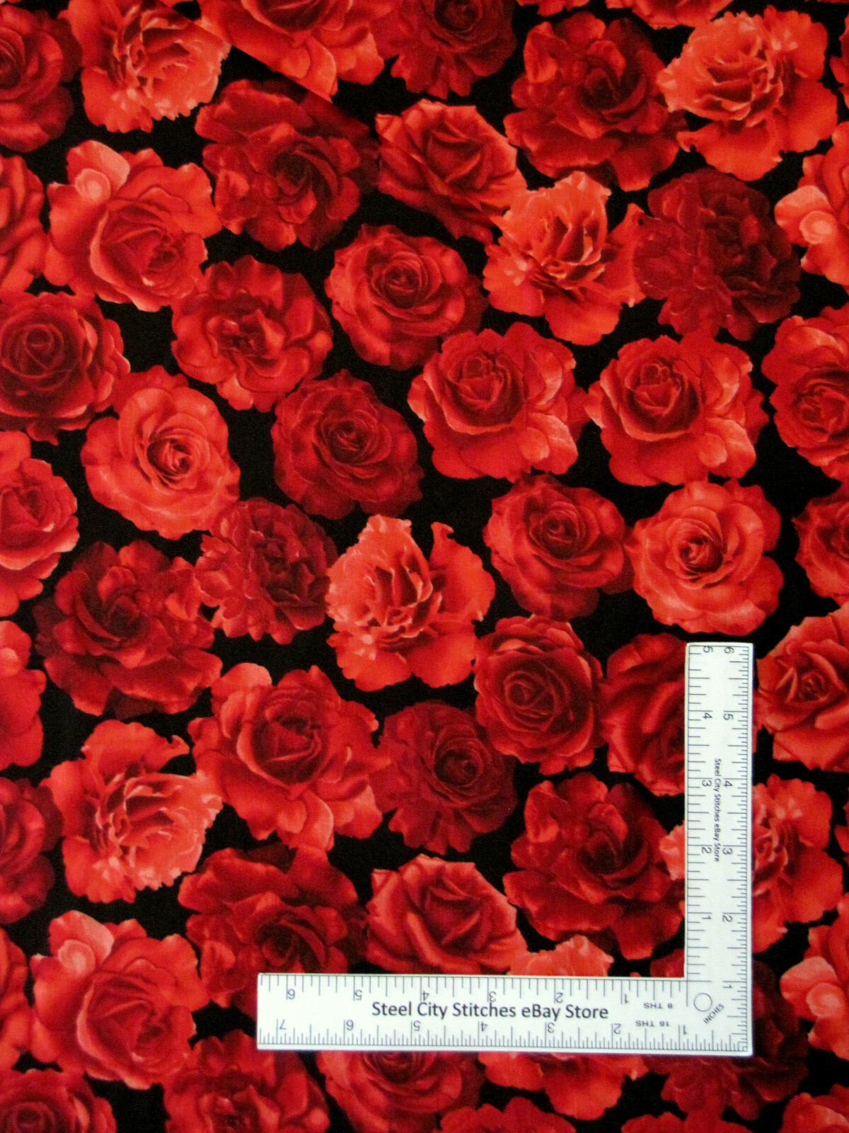 Floral Fabric Rose Flower Valentine Love Cotton Timeless Treasures C4129 By Yard