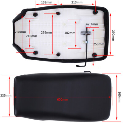 TRX400FW Complete Seat For Honda Foreman 400 FourTrax 4X4 95-03