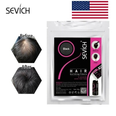 Sevich refill hair fiber Powder hair loss products hair regrowth fiber 10 colors