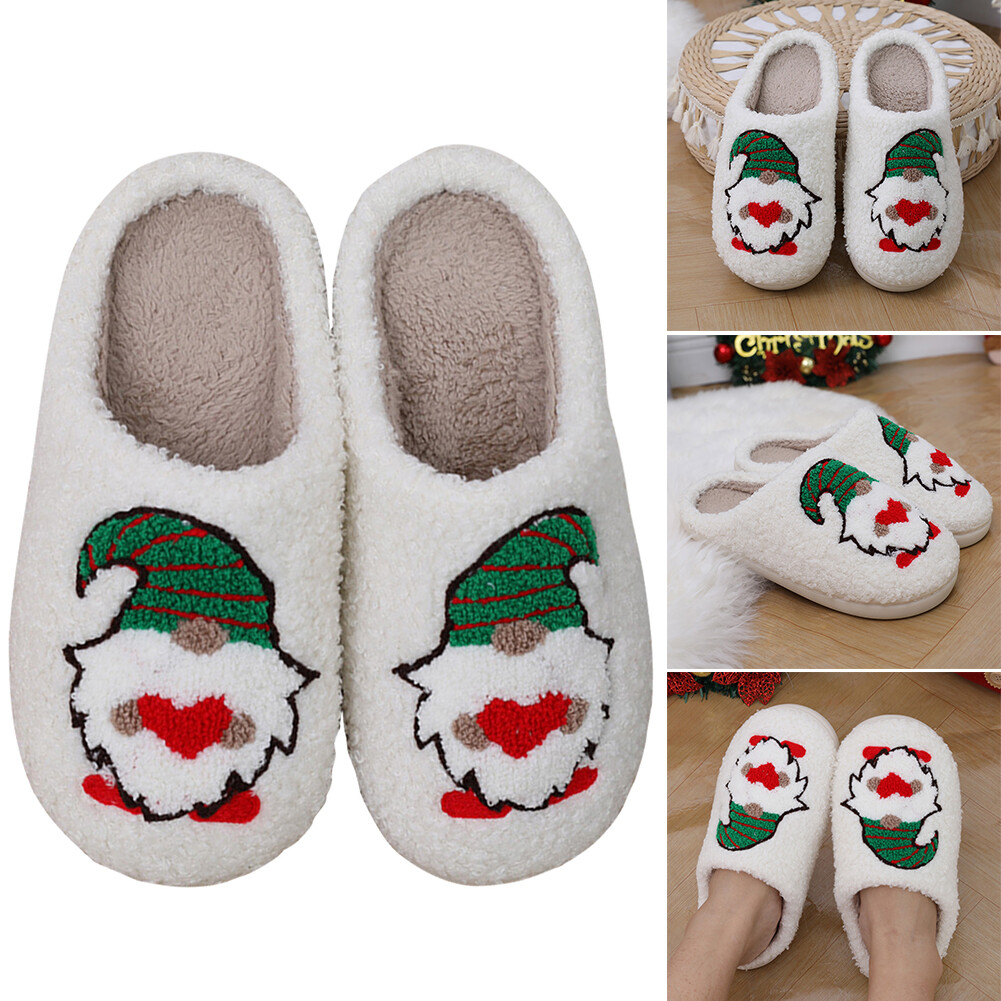 APL Pantofole Natalizie Soffici Pelliccia Morbide Nano Peluche Slip on Casa Scarpe per Uomo Donna