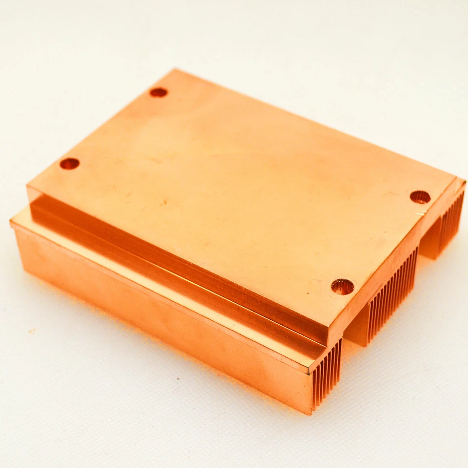 1.6 LBS Heavy Duty Pure Copper Heatsink Skived Fin (3.5 x 3 x 1 INCH) - Image 2 of 3