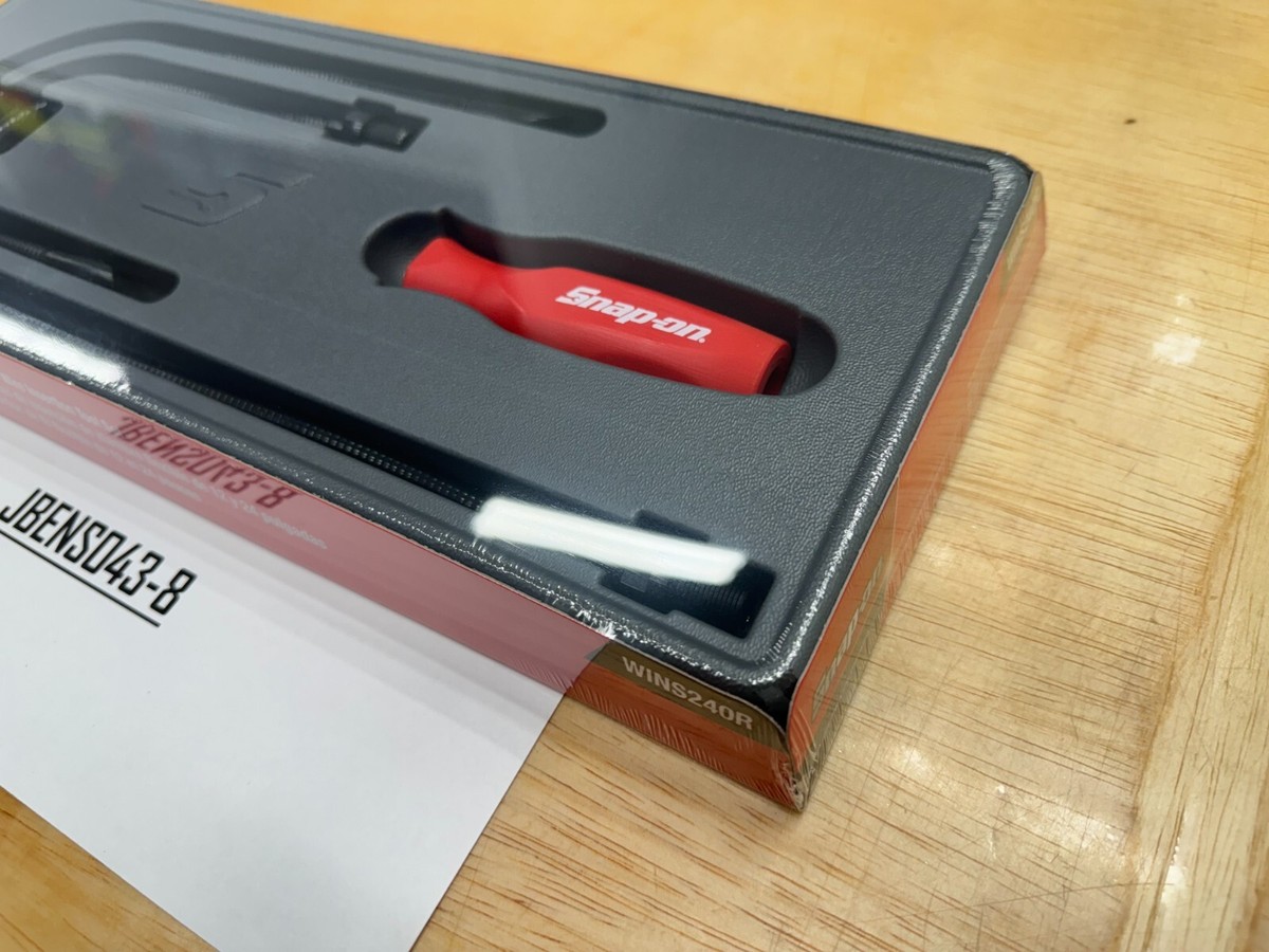 Snap-on Tools NEW RED 3 Piece Flexible Wire Insertion Tool Kit