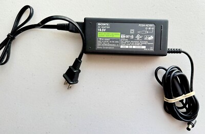 Original OEM Sony PCGA-AC19V1 19.5V AC DC Adapter Charger 100-240V - 3A 91-55997