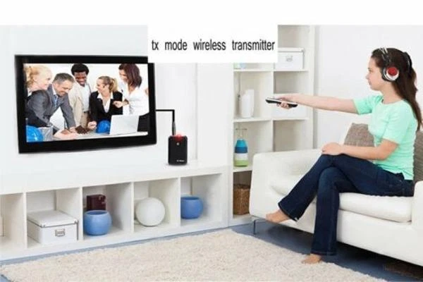 2in1 Wireless Bluetooth Transmitter Receiver Adapter Home Stereo TV A2DP Audio - Image 3 of 4