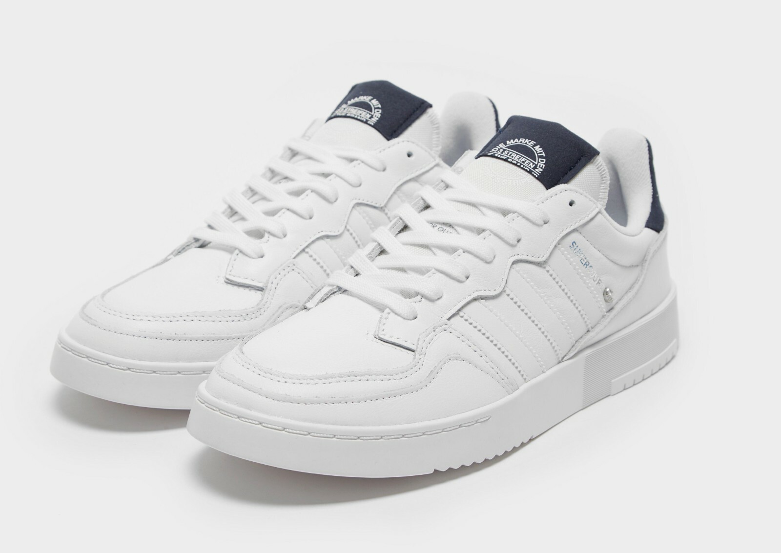 ⚫Authentic Adidas Originals Supercourt ® ( Men UK 6 EUR 39.5 ) White / Navy  | eBay