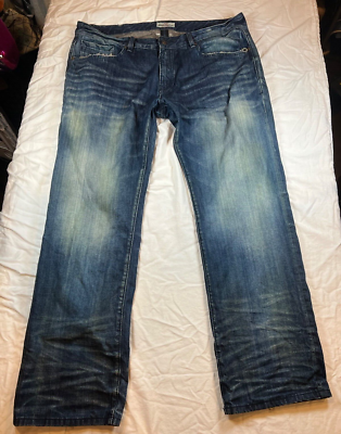 Rivet De Cru Mens Jeans Andrew Relaxed Straight Fit Handmade Size