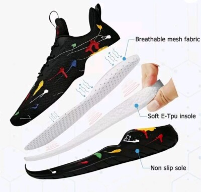 NEW Soulsfeng Running Shoes Olympic Spray Sneakers Mens US  display picture 3