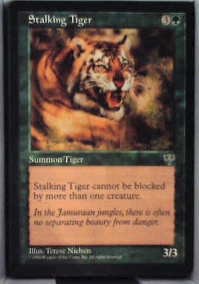 Stalking Tiger - Mirage: #243, Magic: The Gathering Nm R124