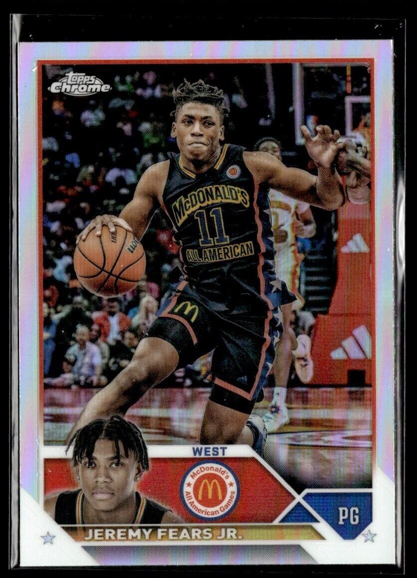 2023-24 MCDONALD'S ALL AMERICAN JEREMY FEARS JR. MCDONALD'S #17 REFRACTOR