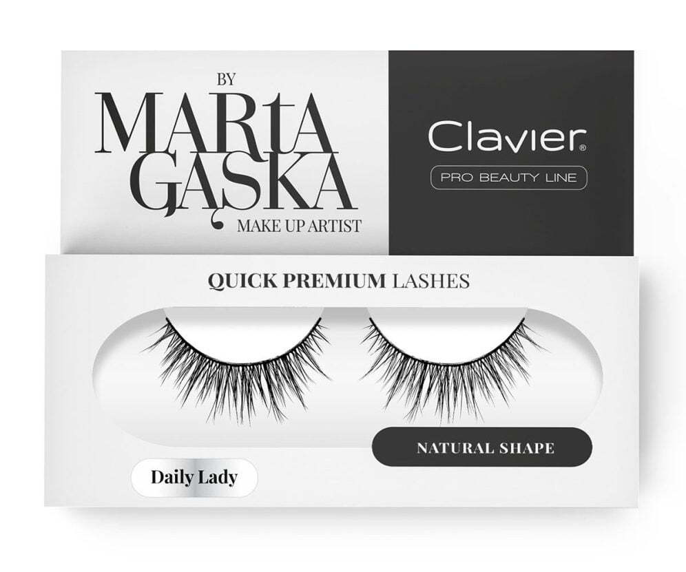 5907465652629 Накладные ресницы Clavier Quick Premium Lashes rzsy na pasku Daily Lady 813 P1 Cl 3290₽