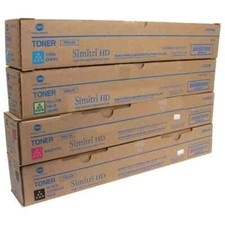 Konica Minolta TN512 CYMK Toner Cartridge Set Bizhub C454 C454e C554 C554e