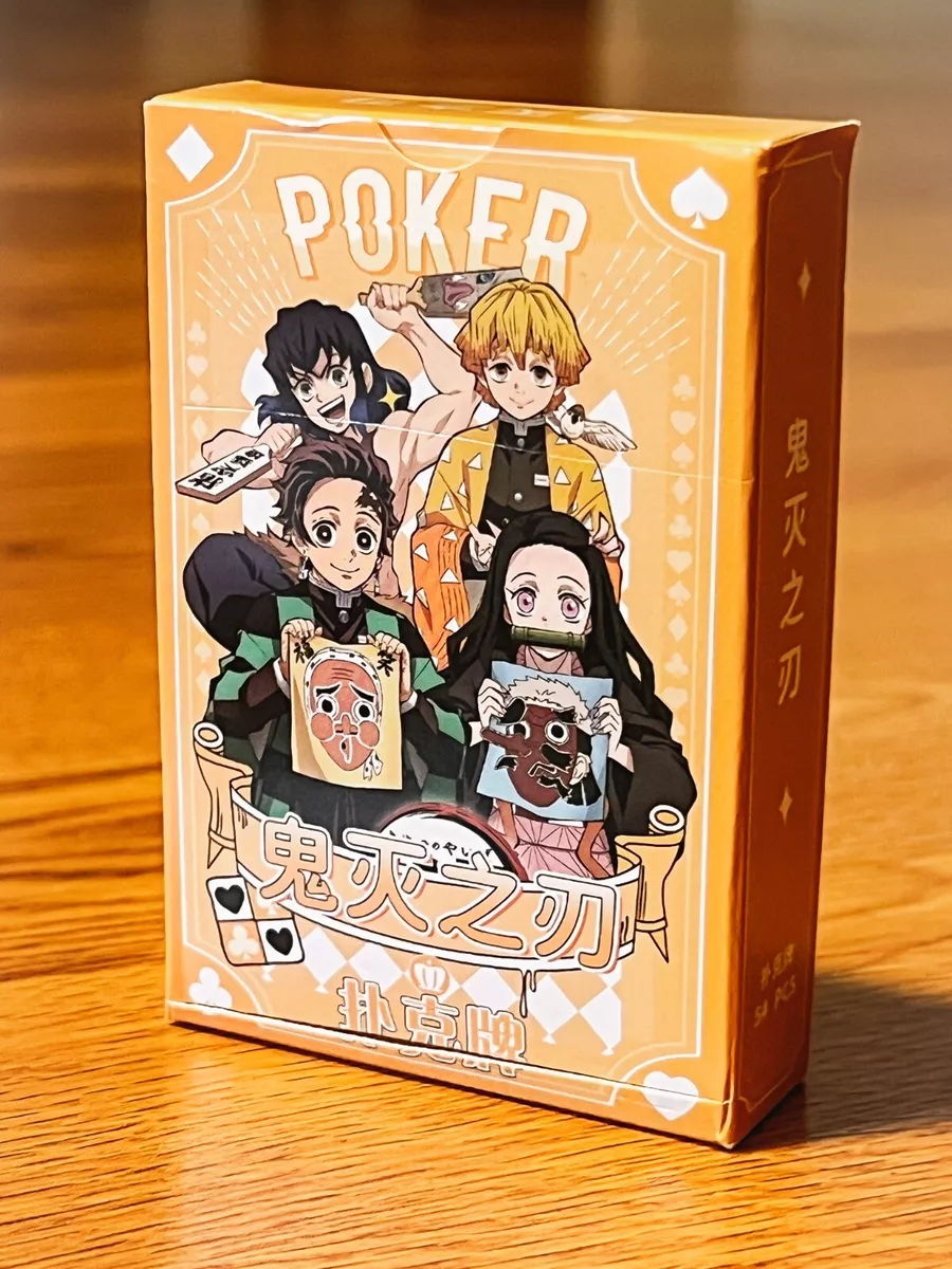 Demon Slayer Poker Playing Cards Board Games Anime