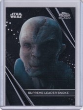 Supreme Leader Snoke 2023 Topps Chrome Star Wars Black $1.50 SHPIPING