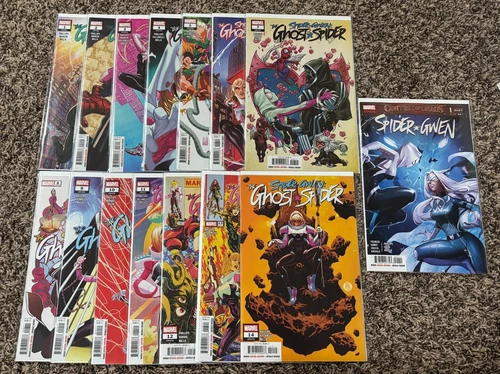 SPIDER-GWEN THE GHOST-SPIDER 1-14 2024 2025 ANNUAL 2023 GIANT SIZE COMPLETE LOT