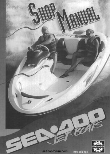 Sea-Doo Service Workshop Manual 1996 Speedster, Sportster, Challenger & Explorer
