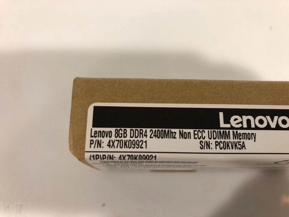 Lenovo 8GB DDR4 2400MHz Desktop Memory RAM, 4X70K09921 - New Sealed - Image 4 of 4