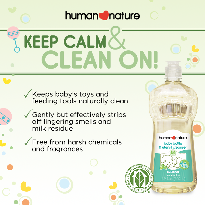 human nature baby bottle cleanser