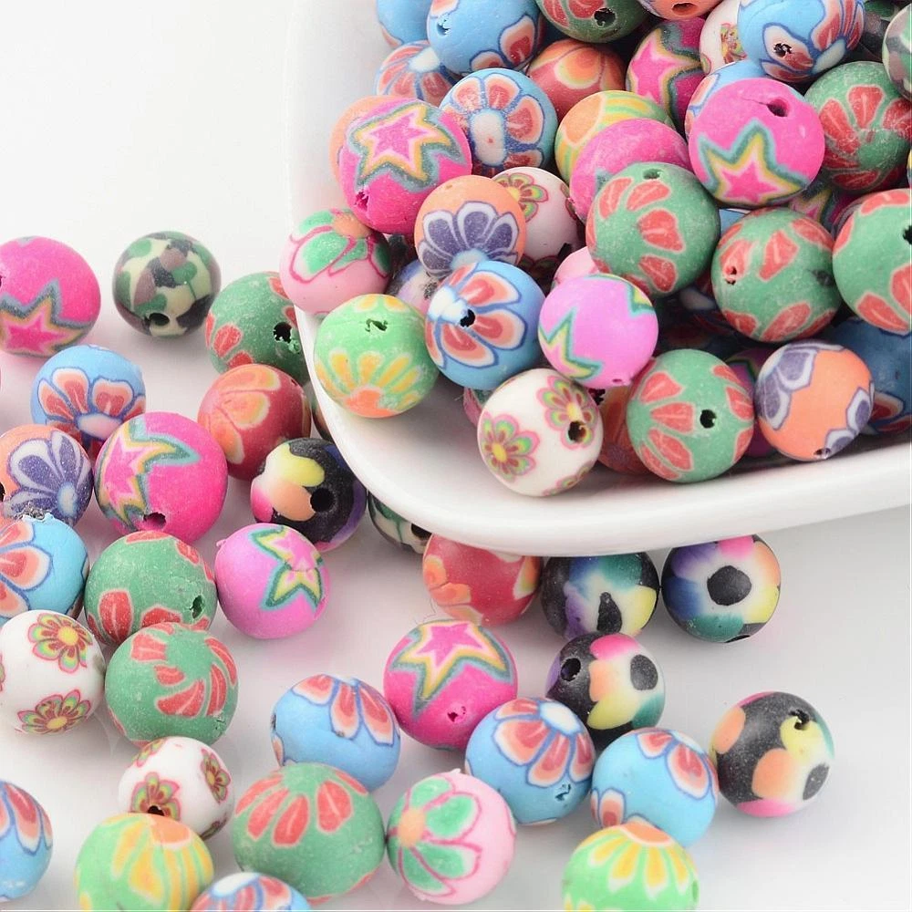 Polymer clay beads wholesale outlet