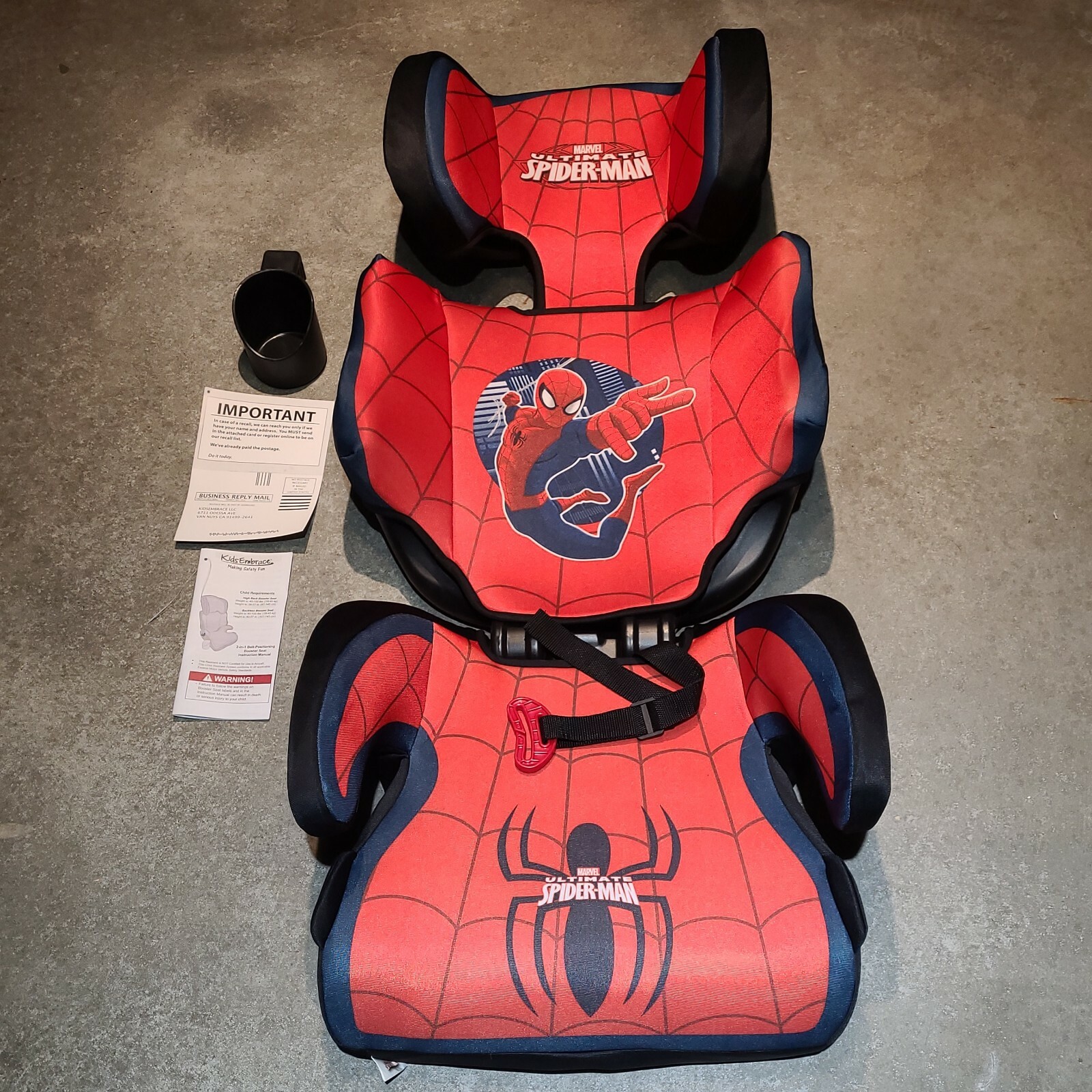 spiderman high back booster