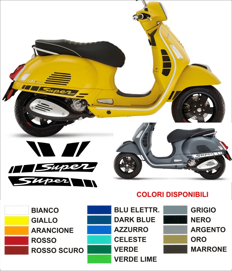 Scooter Vespa Gts Colori Vespa Ts Colori Vespa GTS 300 250 125