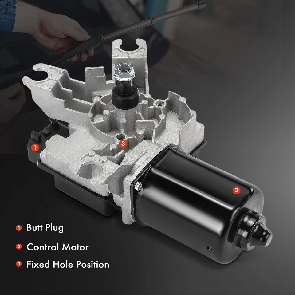 Motor limpiaparabrisas delantero con sello para Cadillac Seville 1998-2004 25727688 Foto 4 de 4