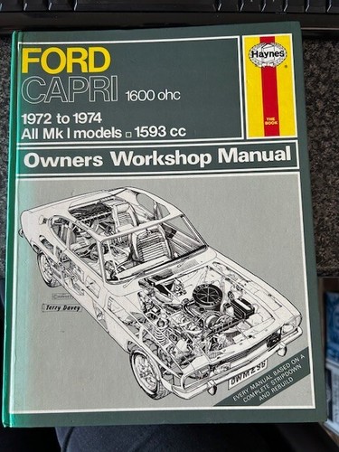 Haynes Manual 296 - Ford CAPRI - 1972 - 1974
