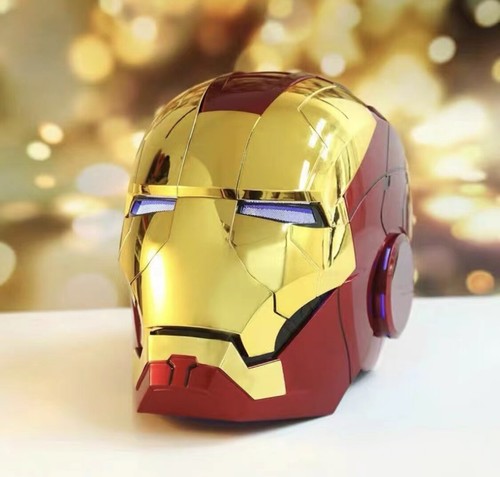 Auto King 1:1 Gold Electroplate Ver Iron Man MK5 Helmet Wearable