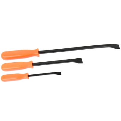 6-teiliges strapazierfähiges Hebelstab-Set - groß, mittel, klein x je 2 - orange