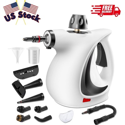 Handheld Steam Cleaner, Portable Steamer with Large Capacity,11-Piece Accessory