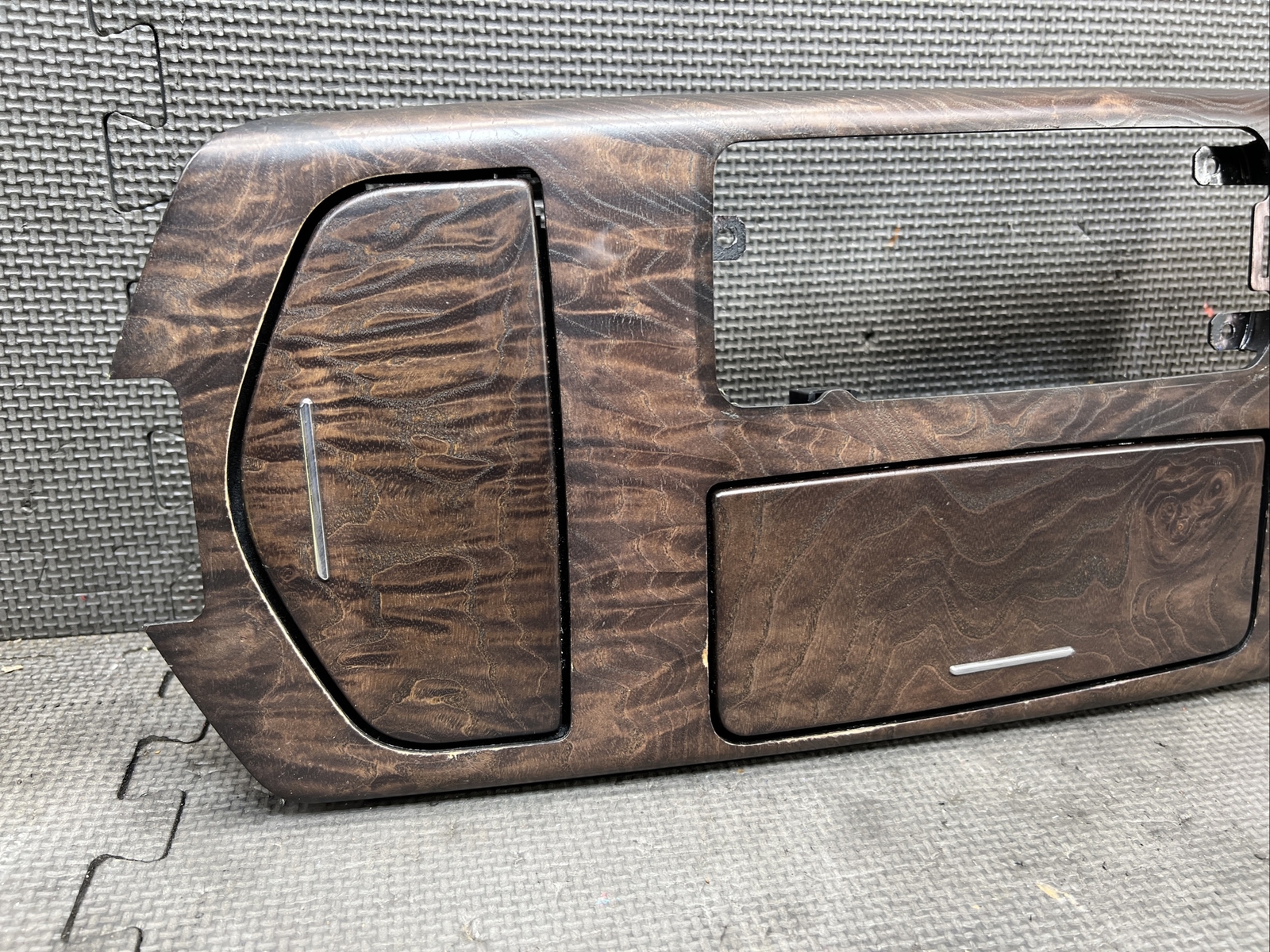 OEM 2014-2017 Maserati Ghibli Center Console Shifter Wood Bezel Cover Trim