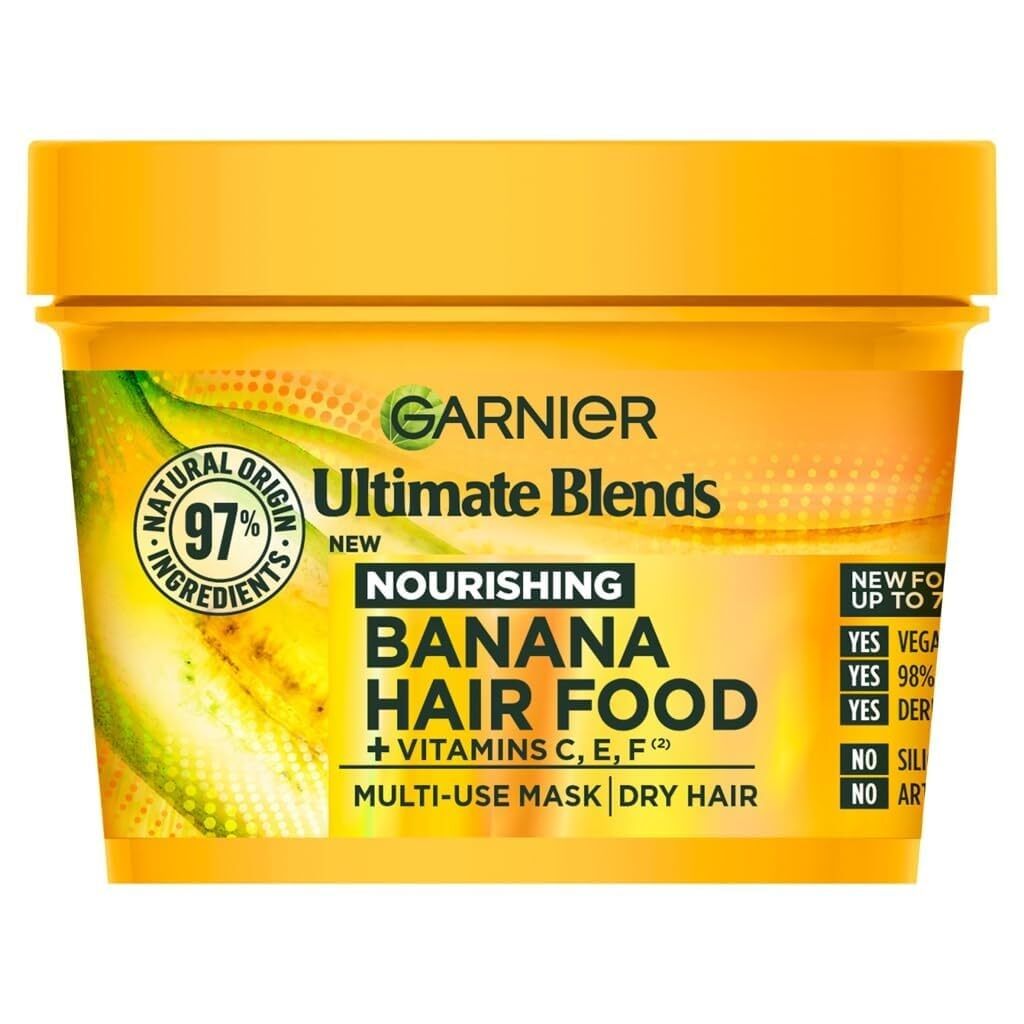 Garnier Ultimate Blends Banana and Shea Hair Food 13.7 Fl Oz 3 in