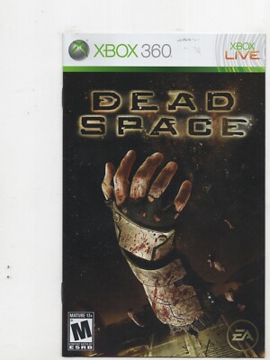 Dead Space Xbox 360 MANUAL ONLY Authentic NO TRACKING